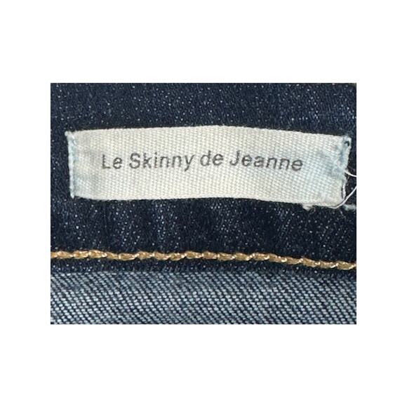 Frame Le Skinny de Jeanne Jeans Blue Dark Wash Mid Rise Casual Western Size 28 - Picture 4 of 12